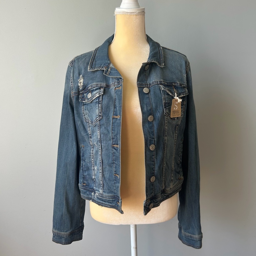 NWT | Aeropostale Women's Blue Denim Jacket - Picture 7 of 9